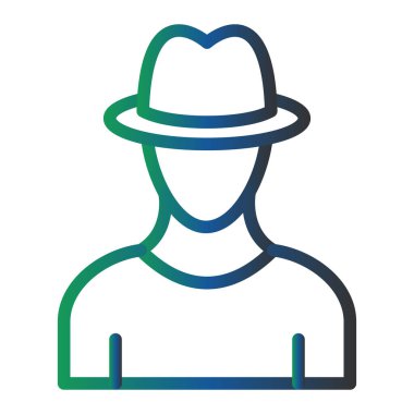  - Ajan. Web simgesi basit tasarım