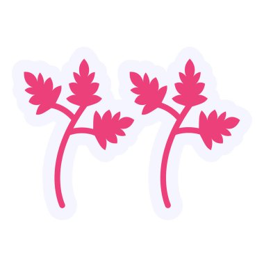 Coriander Vector Glyph Icon Design