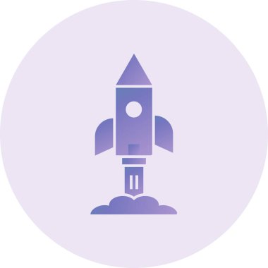 Uzay mekiği vektör simgesi