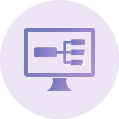 computer network. simple illustration. Ux Design