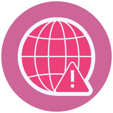 Ağ Sayısı Vektör Kabartma Simgesi Tasarımı 