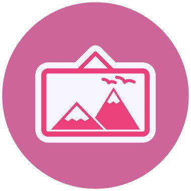 Görüntü. Web simgesi basit illüstrasyon