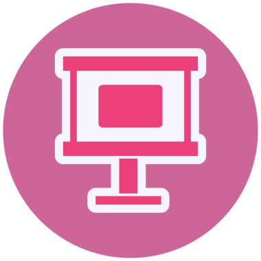 Info holder web icon, vector illustration 
