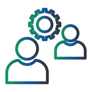 Brainstorming Vector Glyph Icon Design 