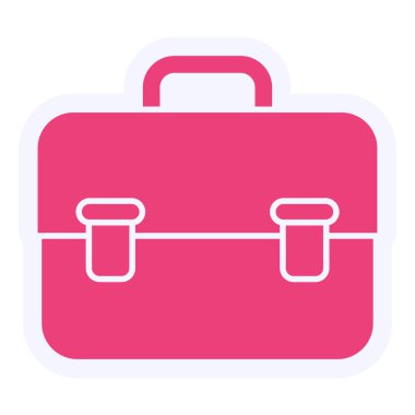 briefcase, web icon simple illustration