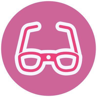 Akıllı Gözlük Vektörü Sembol Tasarımı