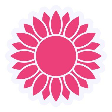 Çiçeğin vektör illüstrasyonu