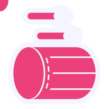 Bedug web icon vector illustration