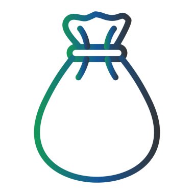 money bag icon, web icon illustration