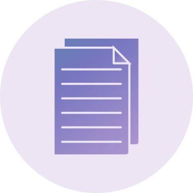 vector illustration of pages icon