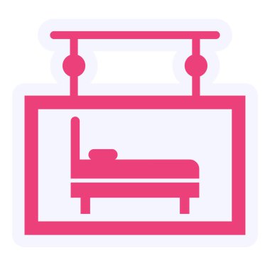 hotel vektör çizim