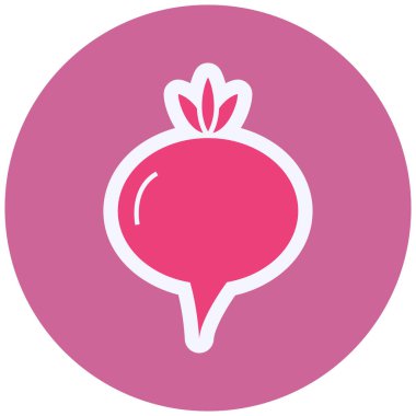 Turnip Vector lyph Icon Design