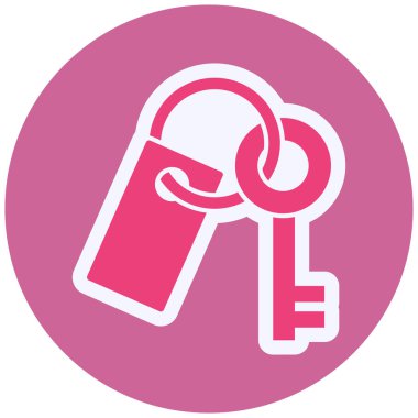 Anahtar. Web simgesi basit illüstrasyon 