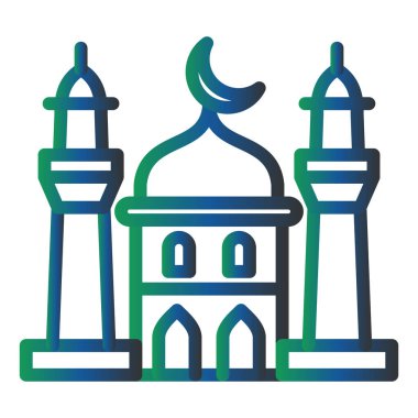 Cami simgesi, vektör resimleme 