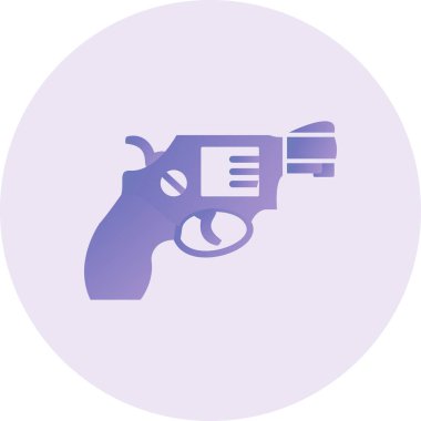 Revolver . web icon simple illustration