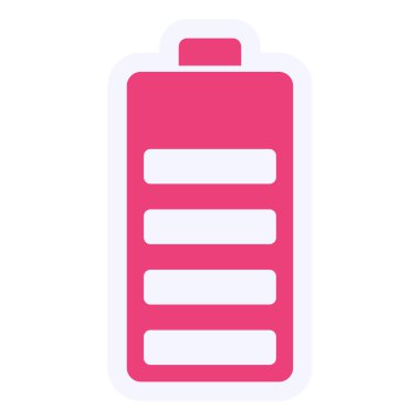 Pil. Web simgesi basit illüstrasyon