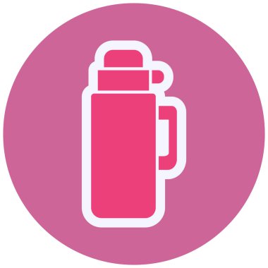 vector illustration of modern Thermos Flask icon