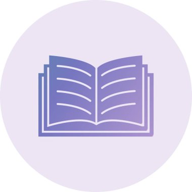 kitap simgesi vektör illüstrasyonu 