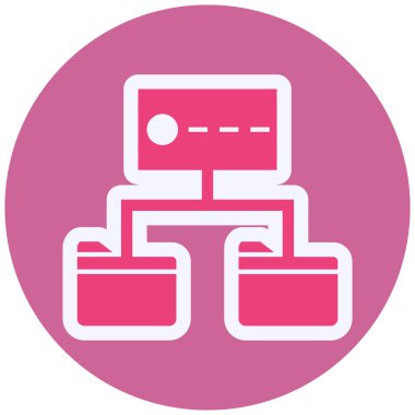 Dosya simgesinin vektör illüstrasyonu