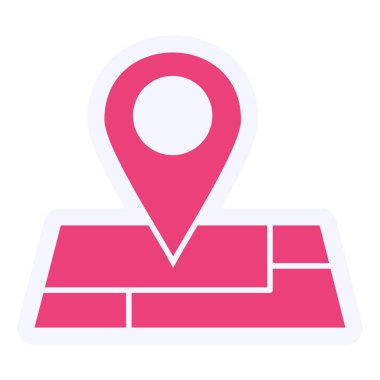 simple web illustration of location icon