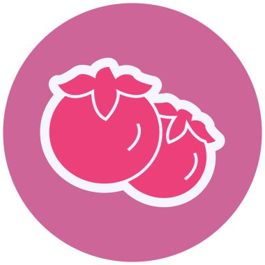 Hurma Vektörü Simgesi Simgesi Tasarımı