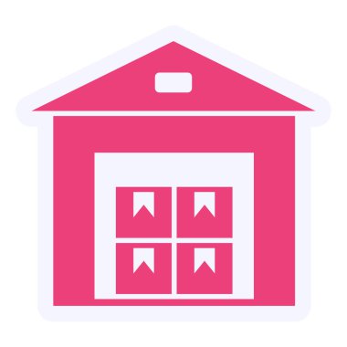 taşıyıcı vektör düz simge