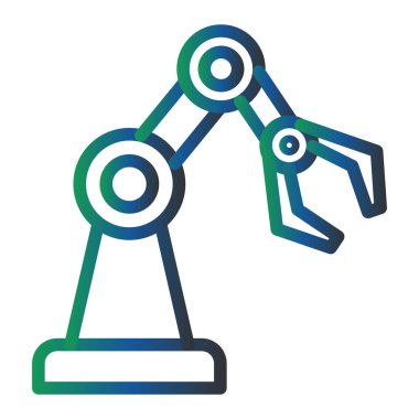 Robot kolun vektör illüstrasyonu