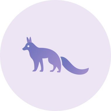 Fox  web icon vector illustration