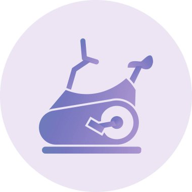  Bisiklet Vektörü Glyph Simgesi Tasarımı Çalıştırılıyor