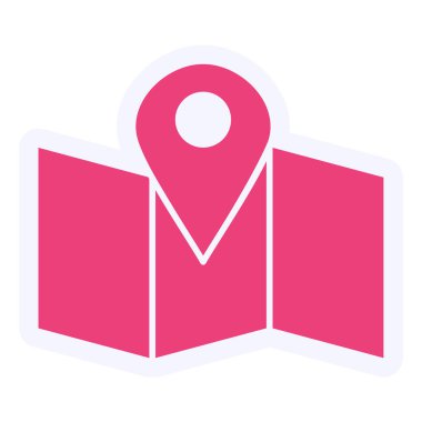 simple web illustration of location icon