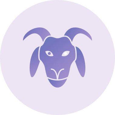 Goat  web icon vector illustration