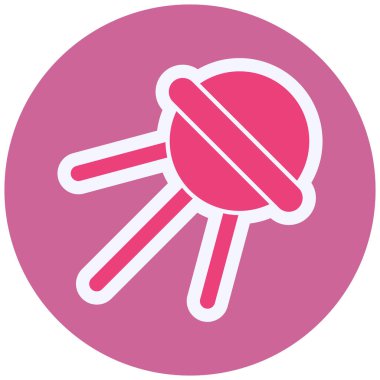 Sputnik  web icon vector illustration