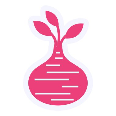 vector illustration of modern Jicama icon