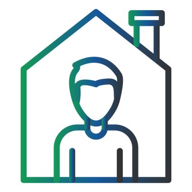 Isolation Vector Glyph Icon Design