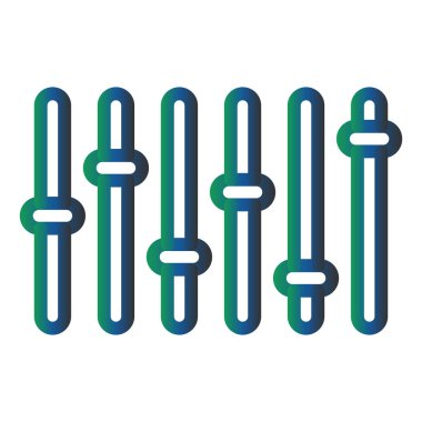 ses eşitleyici simge vektör illüstrasyon tasarımı