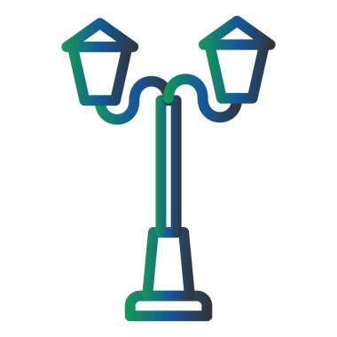 Sokak lambası. Basit tasarım