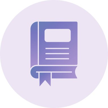 kitap simgesi vektör illüstrasyonu 