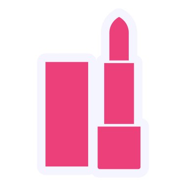 lipstick icon modern simple illustration 