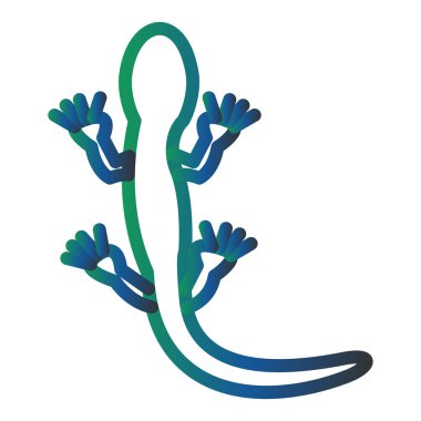 Lizard web icon vector illustration