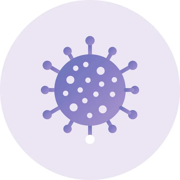 Covid Virus Icon Simple Illustration — Vetor de Stock