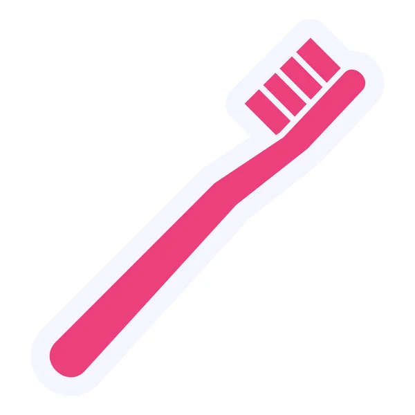 Toothbrush Web Icon Simple Design — Stock Vector