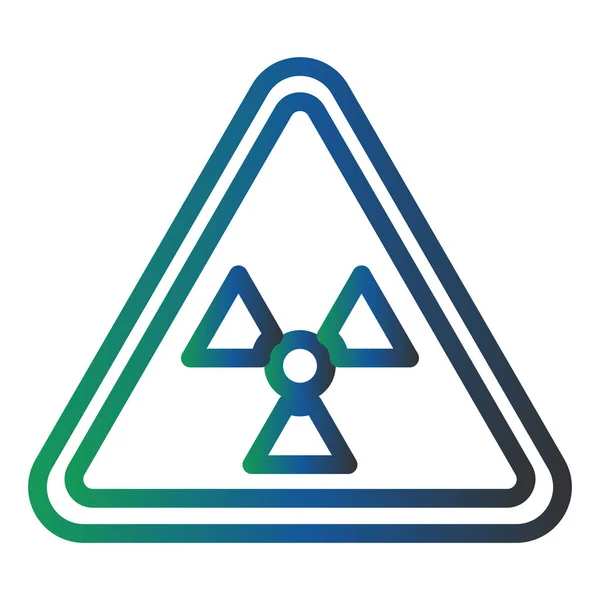 Hazard Vector Glyph Icon Design — Vettoriale Stock