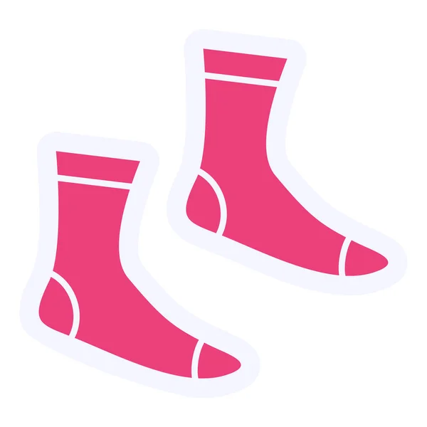 Vector Illustration Socks — Stock Vector