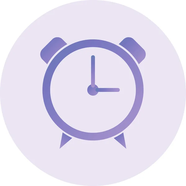 Alarm Clock Vector Icon Time — Vetor de Stock