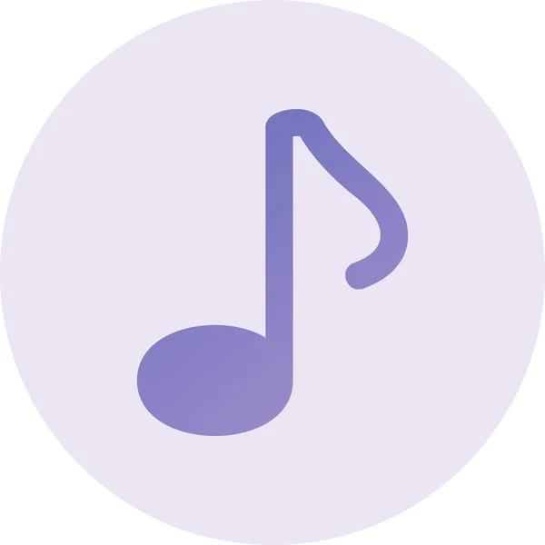 Vector Illustration Music Player Icon — Stock Vector