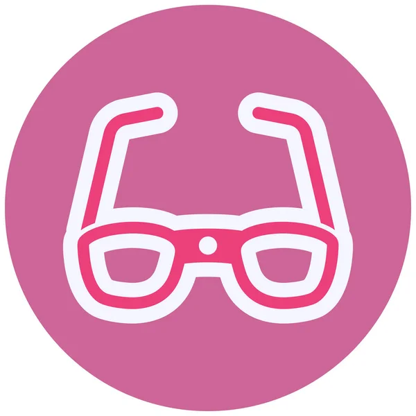 Smart Glasses Vector Glyph Icon Design — Stockvector
