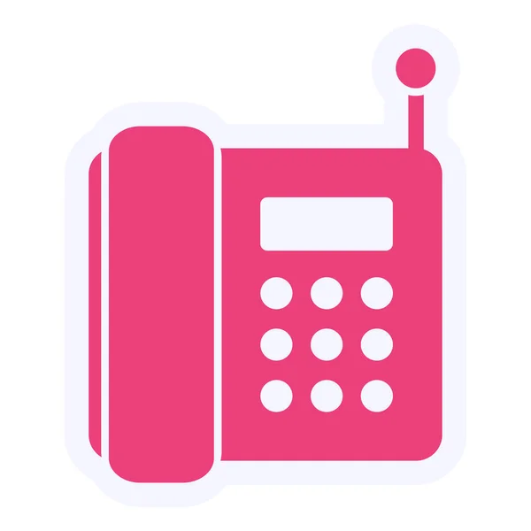 Telefon Web Icon Vektor Illustration — Stockvektor