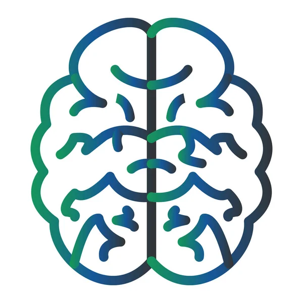 Brain Vector Lyph Icon Design — Vector de stock