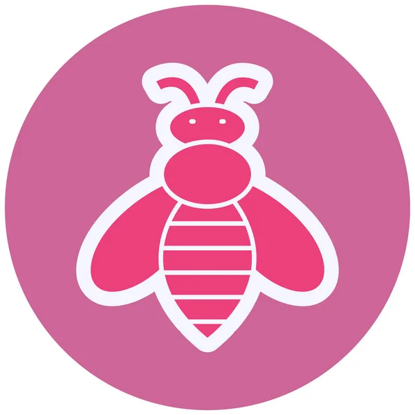 Simple Web Illustration Bee Bug — Archivo Imágenes Vectoriales