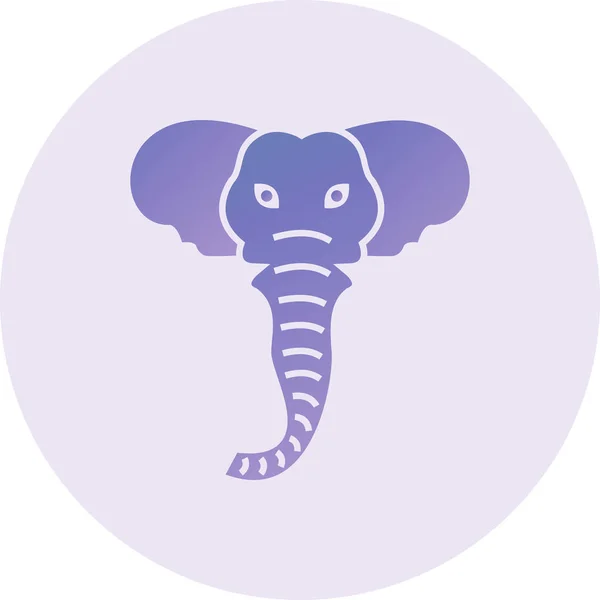 Векторная Иллюстрация Слоновой Паутины — стоковый вектор